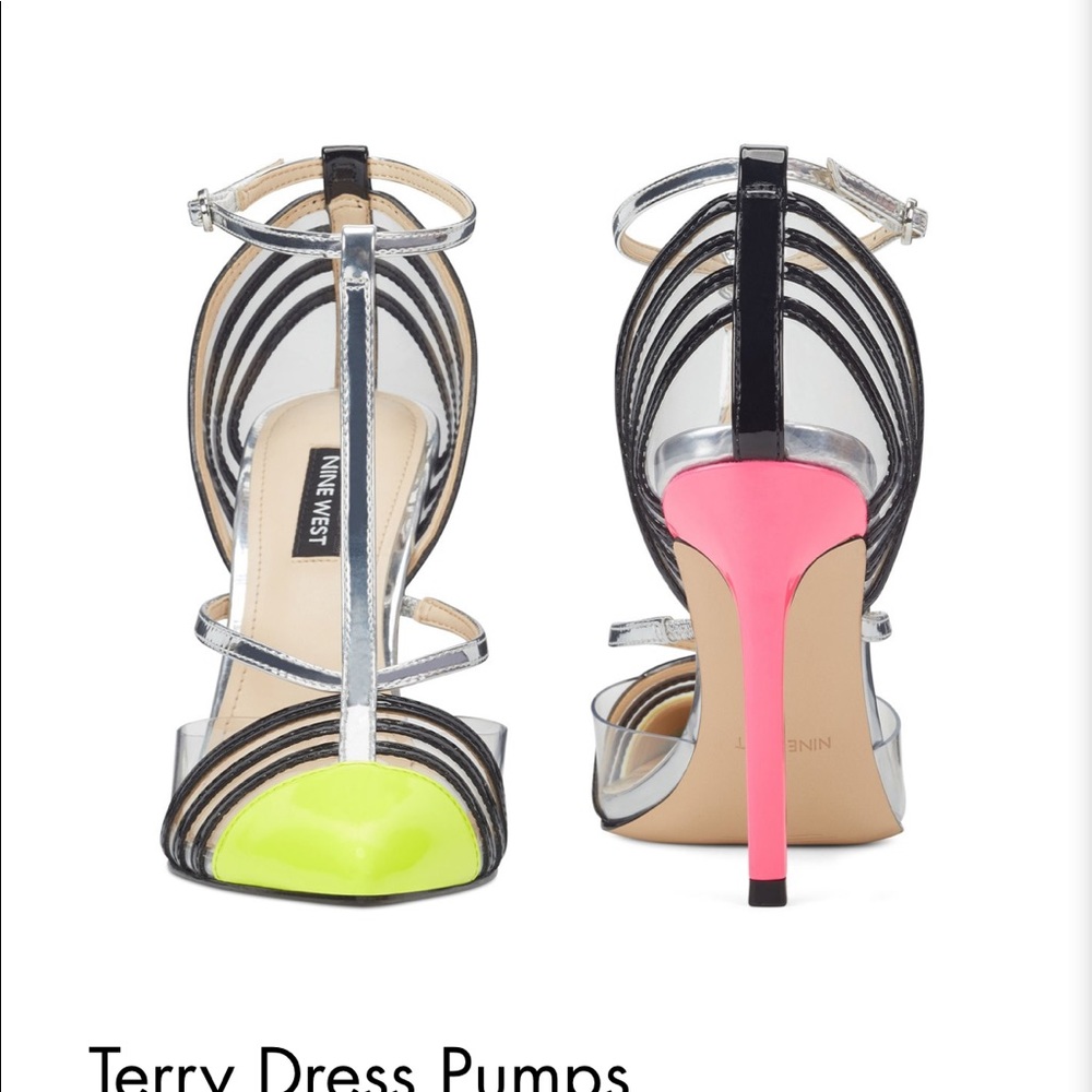 Nine West color block pumps. NWT - Picture 6 of 12